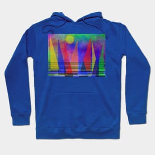 SUNSHINE And Sailing Digital Art Hoodie